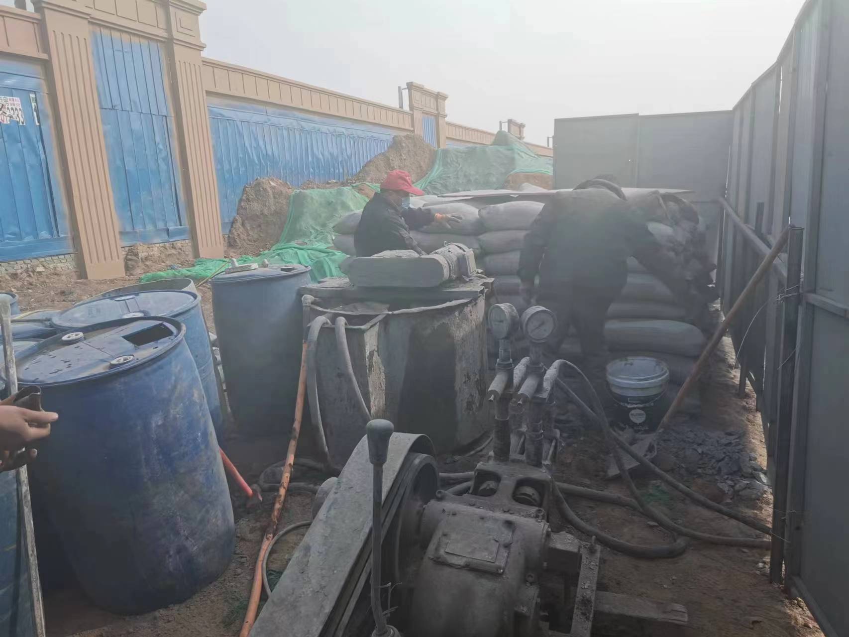 志仲镇地基沉降注浆加固